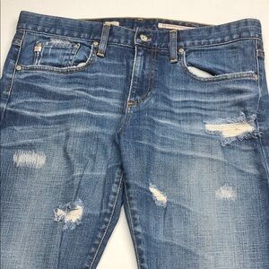 AG Adriano Goldschmied Light Blue Straight Leg Jeans